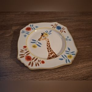 Anthropology Giraffe Serving Plate